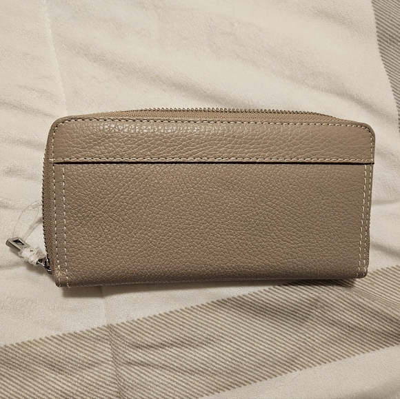 Lauren Ralph Lauren Cream Tan Leather wallet brand new unused - Picture 4 of 5